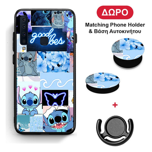Collage Good Vibes - Samsung Galaxy A9 θήκη + Δώρο Phone Holder & Βάση Αυτοκινήτου