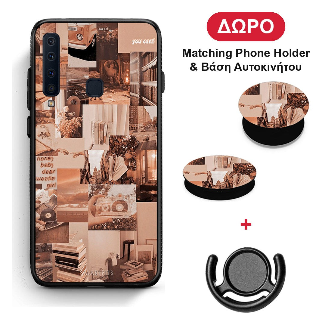 Collage You Can - Samsung Galaxy A9 θήκη + Δώρο Phone Holder & Βάση Αυτοκινήτου