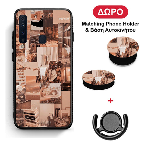 Collage You Can - Samsung Galaxy A9 θήκη + Δώρο Phone Holder & Βάση Αυτοκινήτου
