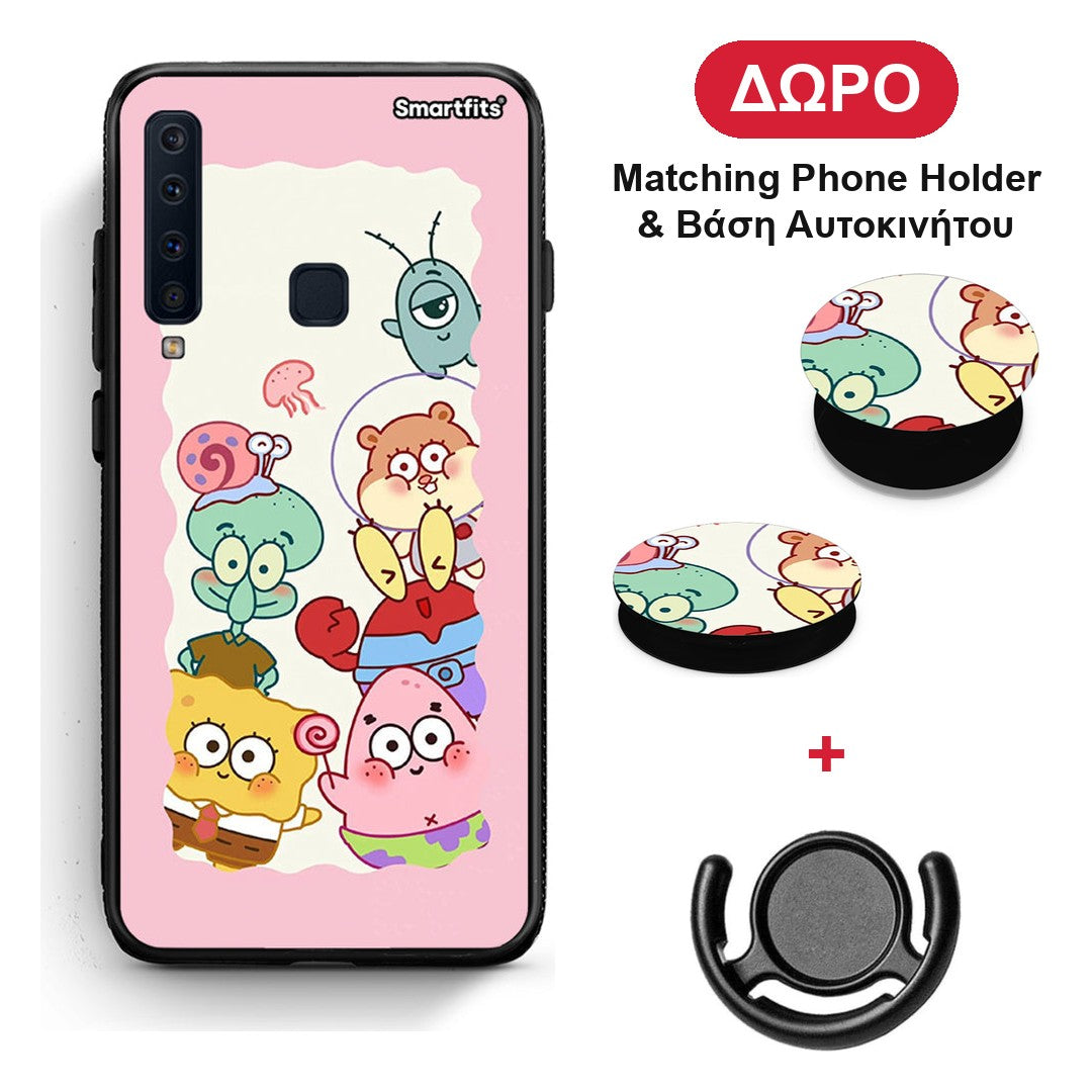 Cute Companion - Samsung Galaxy A9 θήκη + Δώρο Phone Holder & Βάση Αυτοκινήτου