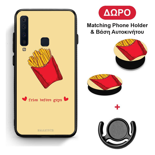Fries Before Guys - Samsung Galaxy A9 θήκη + Δώρο Phone Holder & Βάση Αυτοκινήτου