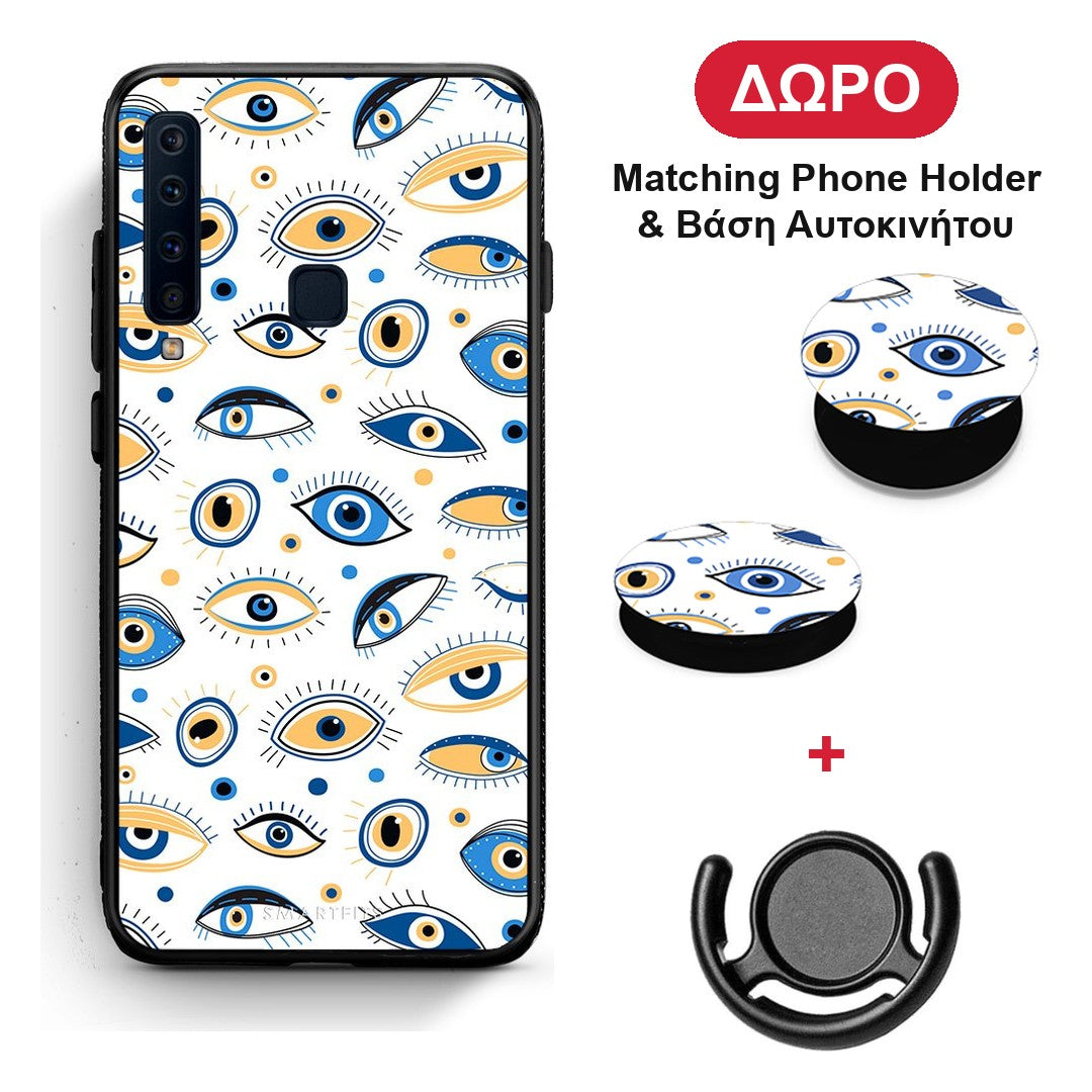 Ftou Ftou - Samsung Galaxy A9 θήκη + Δώρο Phone Holder & Βάση Αυτοκινήτου
