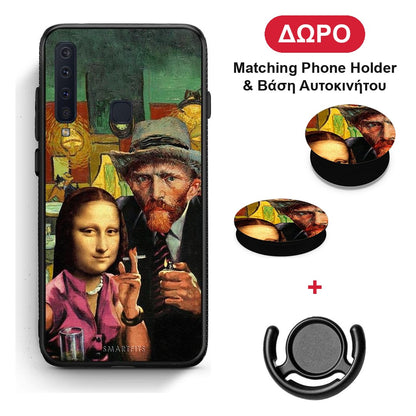Funny Art - Samsung Galaxy A9 θήκη + Δώρο Phone Holder & Βάση Αυτοκινήτου