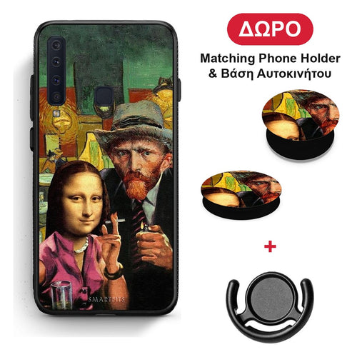 Funny Art - Samsung Galaxy A9 θήκη + Δώρο Phone Holder & Βάση Αυτοκινήτου