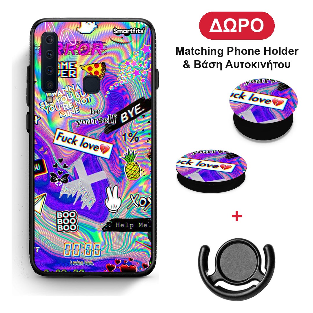 Game Over - Samsung Galaxy A9 θήκη + Δώρο Phone Holder & Βάση Αυτοκινήτου