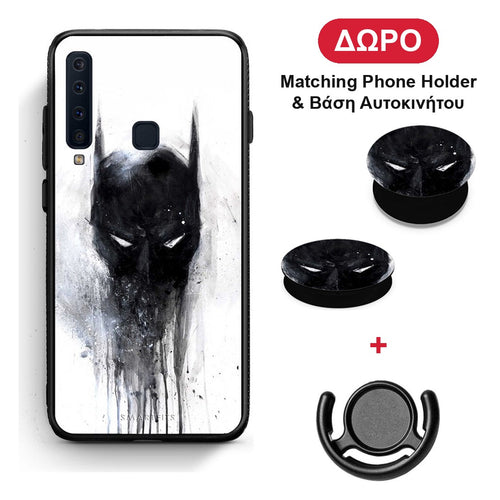 Hero Paint Bat - Samsung Galaxy A9 θήκη + Δώρο Phone Holder & Βάση Αυτοκινήτου