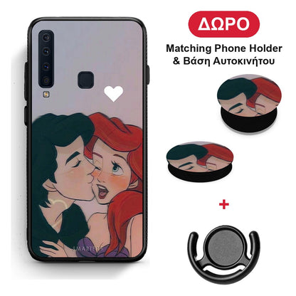Mermaid Couple - Samsung Galaxy A9 θήκη + Δώρο Phone Holder & Βάση Αυτοκινήτου