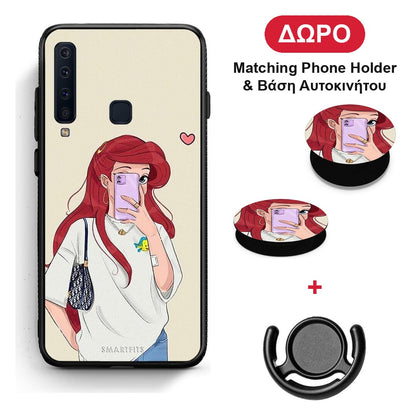 Walking Mermaid - Samsung Galaxy A9 θήκη + Δώρο Phone Holder & Βάση Αυτοκινήτου