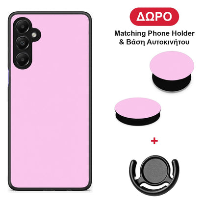 Cotton Candy Pink - Samsung Galaxy A05s θήκη + Δώρο Phone Holder & Βάση Αυτοκινήτου