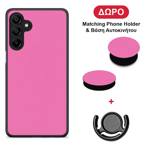Rose Pink - Samsung Galaxy A15 4G / 5G θήκη + Δώρο Phone Holder & Βάση Αυτοκινήτου