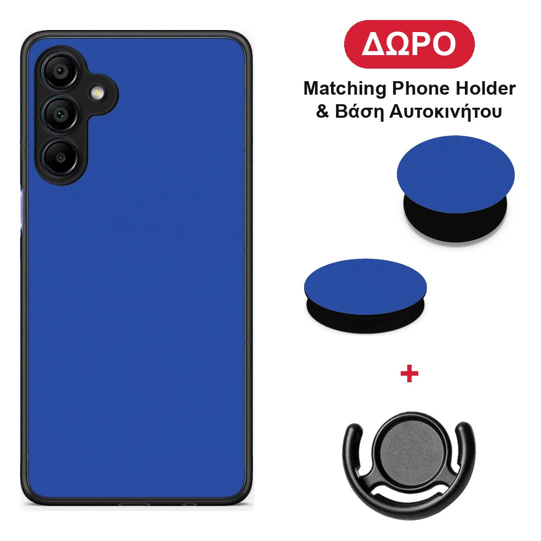 Royal Blue - Samsung Galaxy A15 4G / 5G θήκη + Δώρο Phone Holder & Βάση Αυτοκινήτου