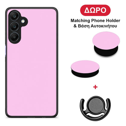 Cotton Candy Pink - Samsung Galaxy A25 5G θήκη + Δώρο Phone Holder & Βάση Αυτοκινήτου