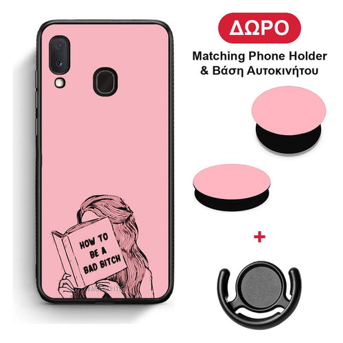 Bad Bitch - Samsung Galaxy A30 θήκη + Δώρο Phone Holder & Βάση Αυτοκινήτου