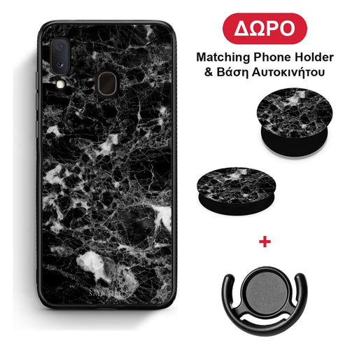 Marble Male - Samsung Galaxy A30 θήκη + Δώρο Phone Holder & Βάση Αυτοκινήτου