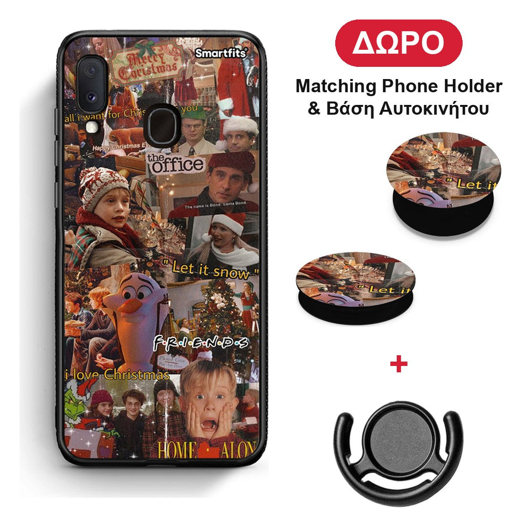 Xmas Wishes - Samsung Galaxy A30 θήκη + Δώρο Phone Holder & Βάση Αυτοκινήτου