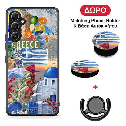 All Greek - Samsung Galaxy A34 θήκη + Δώρο Phone Holder & Βάση Αυτοκινήτου