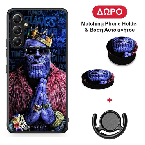 PopArt Thanos - Samsung Galaxy A34 θήκη + Δώρο Phone Holder & Βάση Αυτοκινήτου