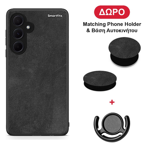 Color Black Slate - Samsung Galaxy A35 θήκη + Δώρο Phone Holder & Βάση Αυτοκινήτου