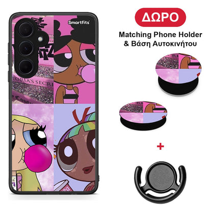 Bubble Girls - Samsung Galaxy A35 θήκη + Δώρο Phone Holder & Βάση Αυτοκινήτου