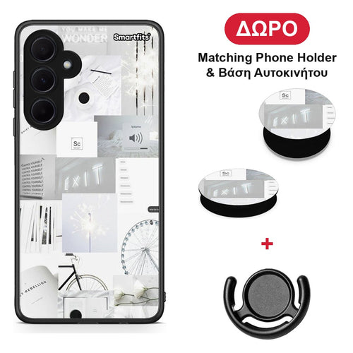 Collage Make Me Wonder - Samsung Galaxy A35 θήκη + Δώρο Phone Holder & Βάση Αυτοκινήτου