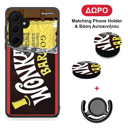 Golden Ticket - Samsung Galaxy A35 θήκη + Δώρο Phone Holder & Βάση Αυτοκινήτου