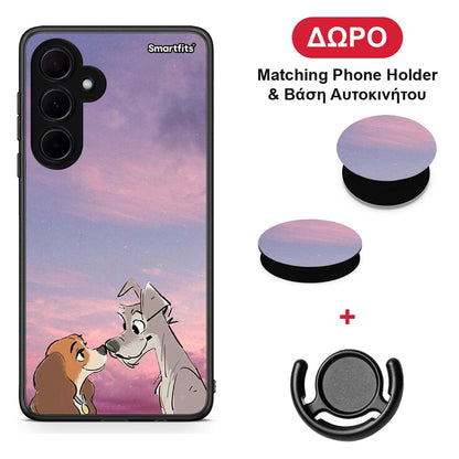 Lady And Tramp - Samsung Galaxy A35 θήκη + Δώρο Phone Holder & Βάση Αυτοκινήτου