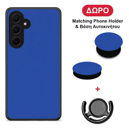 Royal Blue - Samsung Galaxy A35 θήκη + Δώρο Phone Holder & Βάση Αυτοκινήτου
