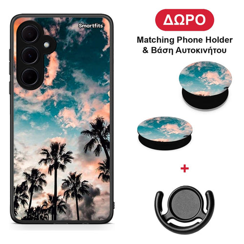 Summer Sky - Samsung Galaxy A35 θήκη + Δώρο Phone Holder & Βάση Αυτοκινήτου