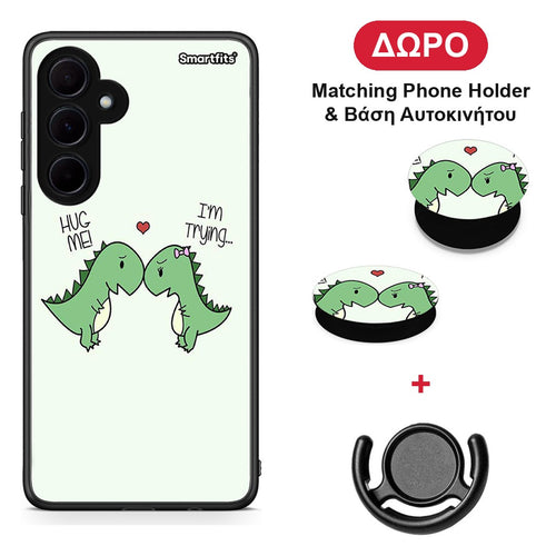 Valentine Rex - Samsung Galaxy A35 θήκη + Δώρο Phone Holder & Βάση Αυτοκινήτου