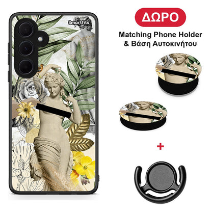Woman Statue - Samsung Galaxy A35 θήκη + Δώρο Phone Holder & Βάση Αυτοκινήτου