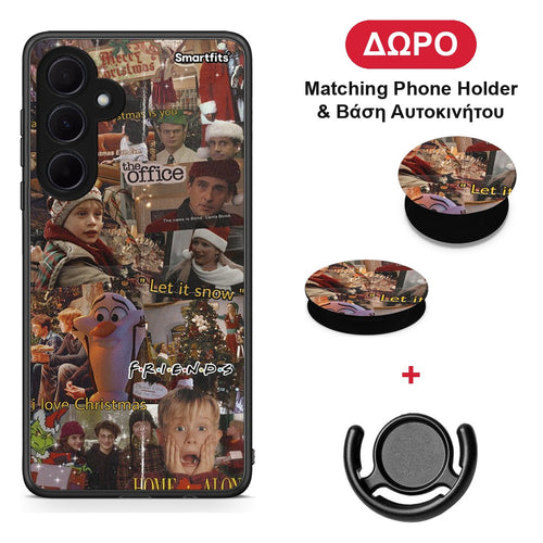 Xmas Wishes - Samsung Galaxy A35 θήκη + Δώρο Phone Holder & Βάση Αυτοκινήτου