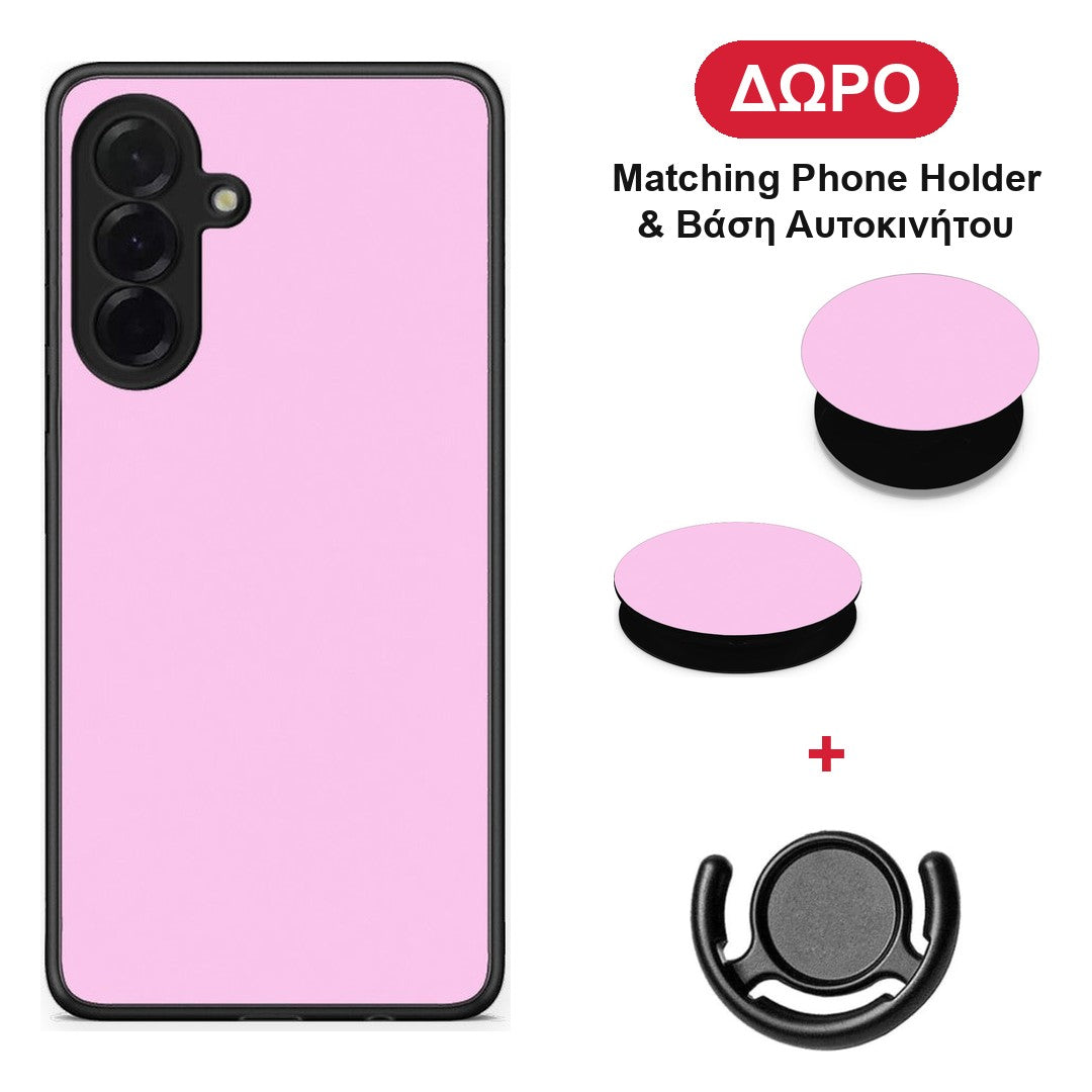 Cotton Candy Pink - Samsung Galaxy A36 θήκη + Δώρο Phone Holder & Βάση Αυτοκινήτου