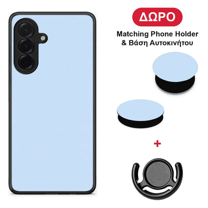 Powder Blue - Samsung Galaxy A36 θήκη + Δώρο Phone Holder & Βάση Αυτοκινήτου