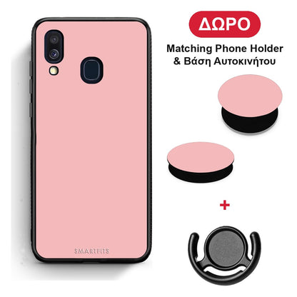 Color Nude - Samsung Galaxy A40 θήκη + Δώρο Phone Holder & Βάση Αυτοκινήτου