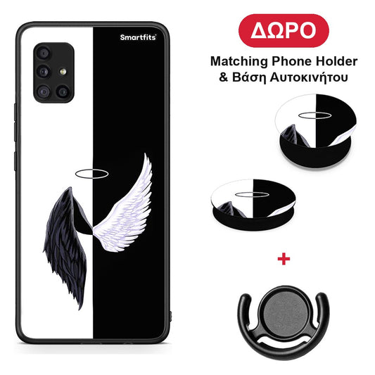 Angels Demons - Samsung Galaxy A51 5G θήκη + Δώρο Phone Holder & Βάση Αυτοκινήτου