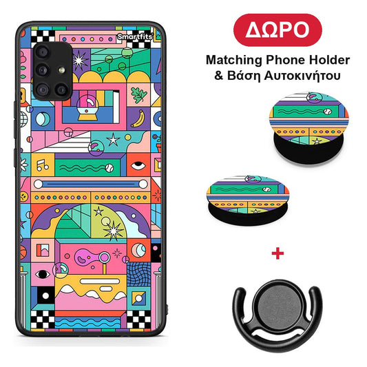 Bubbles Soap - Samsung Galaxy A51 5G θήκη + Δώρο Phone Holder & Βάση Αυτοκινήτου