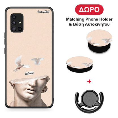 In Love - Samsung Galaxy A51 5G θήκη + Δώρο Phone Holder & Βάση Αυτοκινήτου