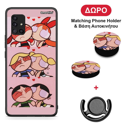 Puff Love - Samsung Galaxy A51 5G θήκη + Δώρο Phone Holder & Βάση Αυτοκινήτου