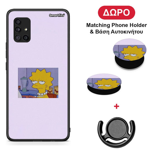 So Happy - Samsung Galaxy A51 5G θήκη + Δώρο Phone Holder & Βάση Αυτοκινήτου
