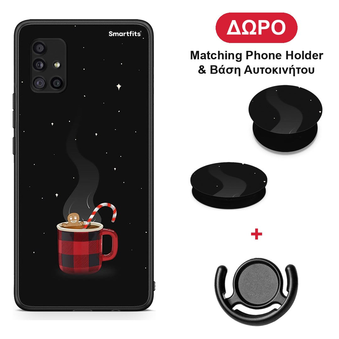 Xmas Bathing - Samsung Galaxy A51 5G θήκη + Δώρο Phone Holder & Βάση Αυτοκινήτου