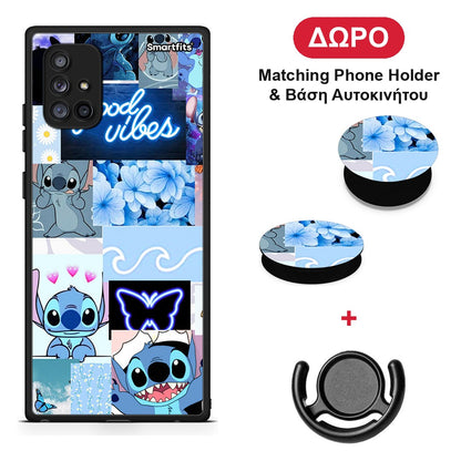 Collage Good Vibes - Samsung Galaxy A71 5G θήκη + Δώρο Phone Holder & Βάση Αυτοκινήτου