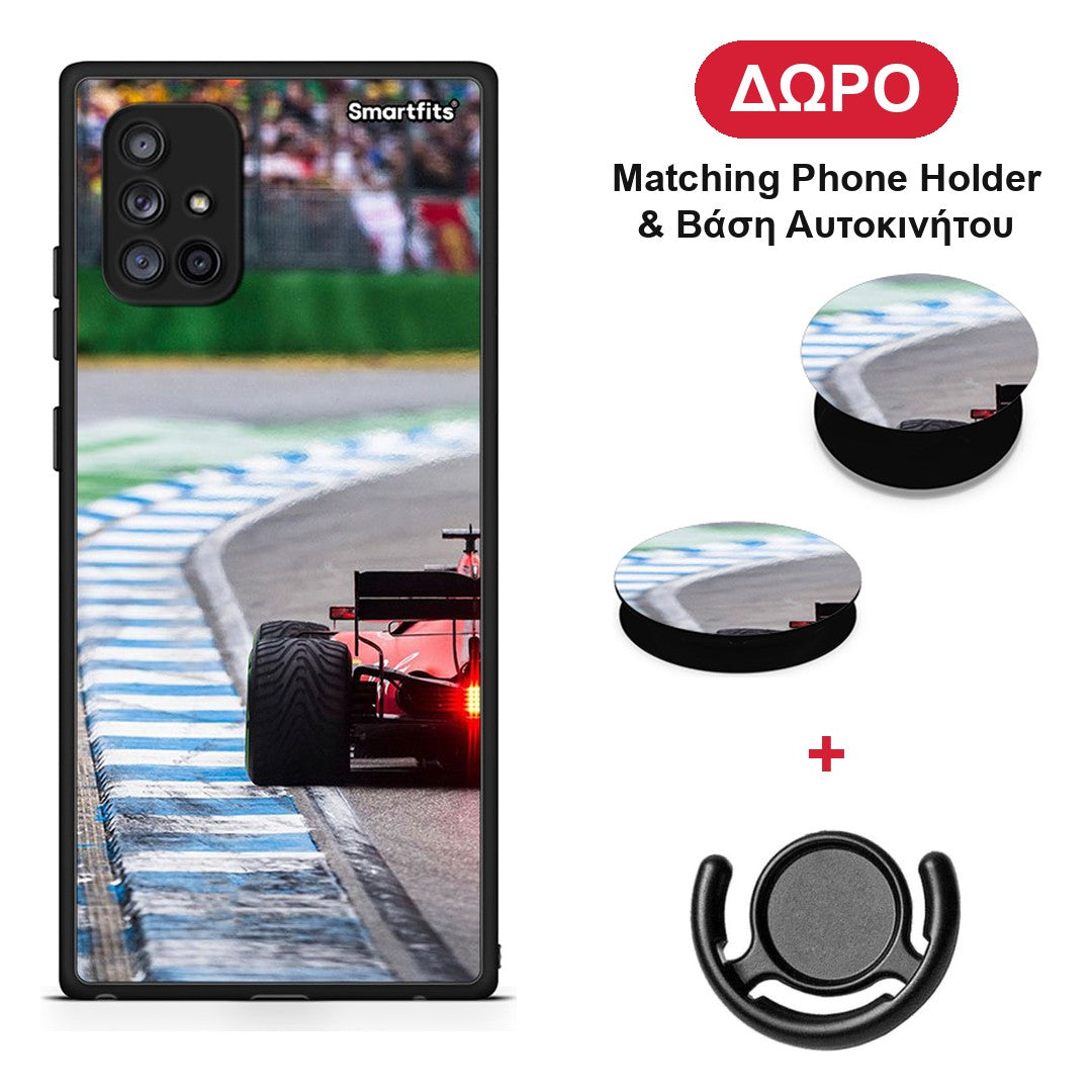 Racing Vibes - Samsung Galaxy A71 5G θήκη + Δώρο Phone Holder & Βάση Αυτοκινήτου