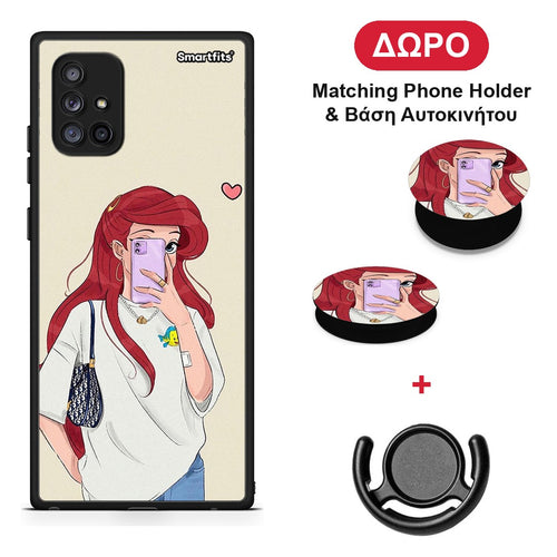 Walking Mermaid - Samsung Galaxy A71 5G θήκη + Δώρο Phone Holder & Βάση Αυτοκινήτου