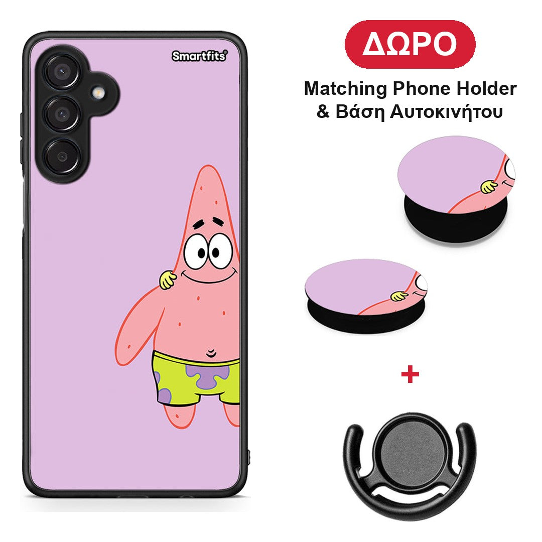 Friends Patrick - Samsung Galaxy M15 θήκη + Δώρο Phone Holder & Βάση Αυτοκινήτου