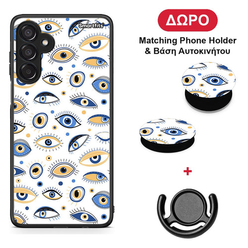Ftou Ftou - Samsung Galaxy M15 θήκη + Δώρο Phone Holder & Βάση Αυτοκινήτου