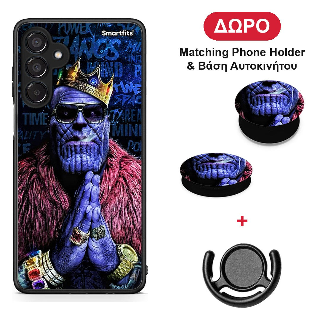 PopArt Thanos - Samsung Galaxy M15 θήκη + Δώρο Phone Holder & Βάση Αυτοκινήτου