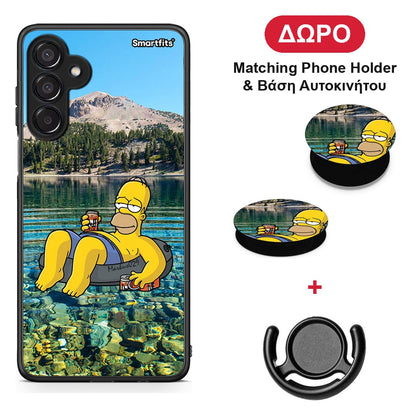 Summer Happiness - Samsung Galaxy M15 θήκη + Δώρο Phone Holder & Βάση Αυτοκινήτου