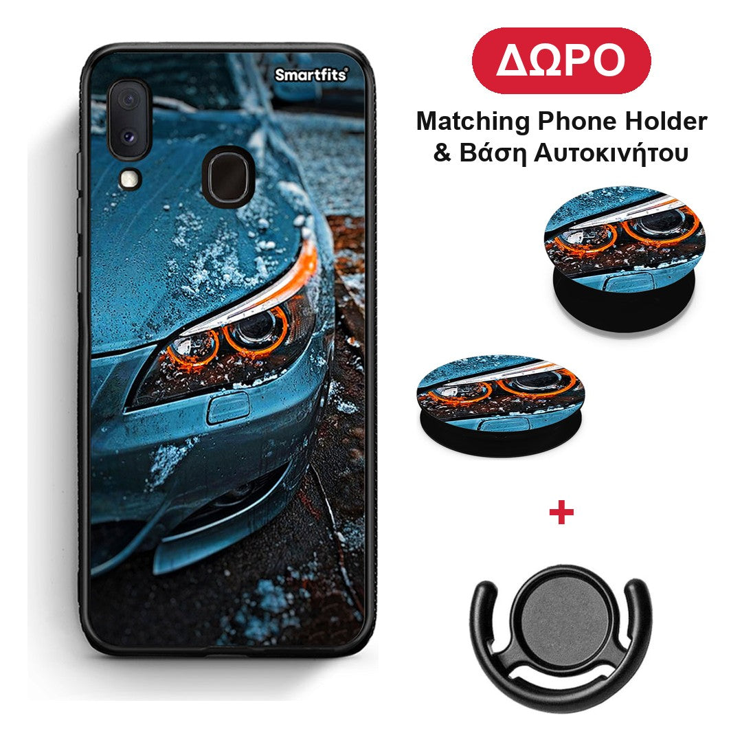 Bmw E60 - Samsung Galaxy M20 θήκη + Δώρο Phone Holder & Βάση Αυτοκινήτου