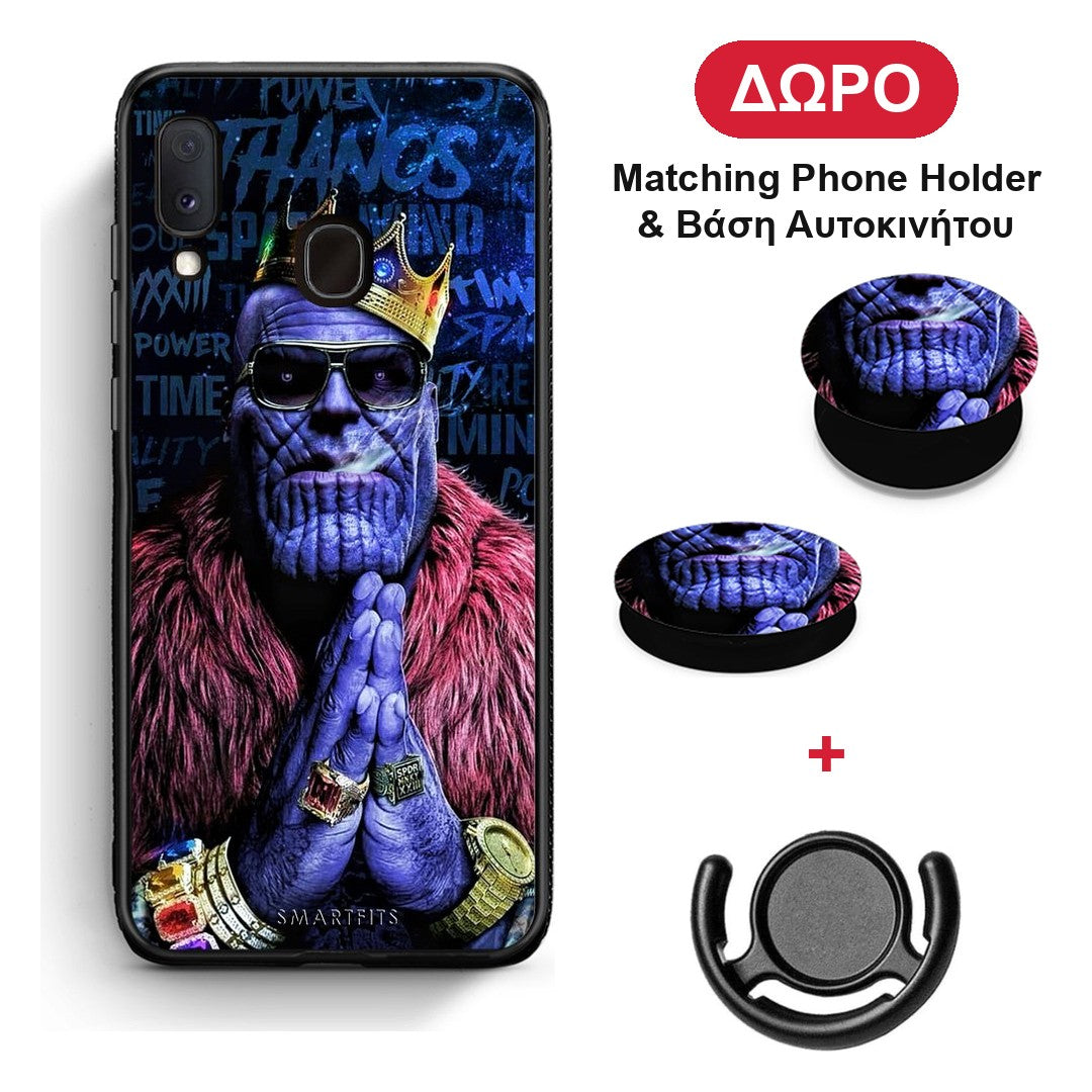 PopArt Thanos - Samsung Galaxy M20 θήκη + Δώρο Phone Holder & Βάση Αυτοκινήτου