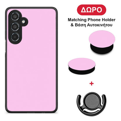 Cotton Candy Pink - Samsung Galaxy M35 5G θήκη + Δώρο Phone Holder & Βάση Αυτοκινήτου